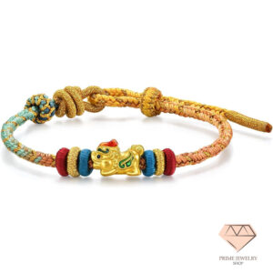 Gold Embroidered Bracelet