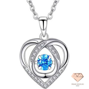 Silver Heart Pendant Necklace