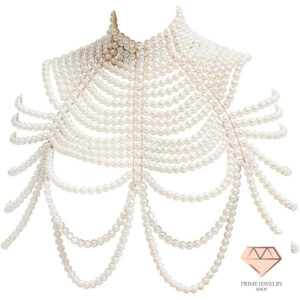 Pearl Body Chain Bra